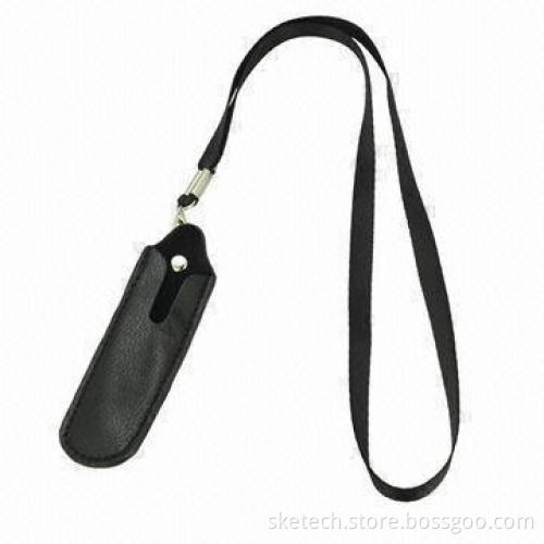 E-cigarette Lanyard with Soft PU Leather